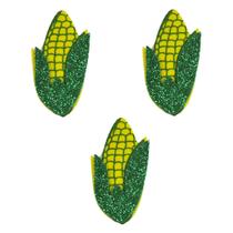 Aplique para Lembrancinha Festa Junina Milho - 3 Unidades Aplique para Lembrancinha Festa Junina Milho - 3 Unidades