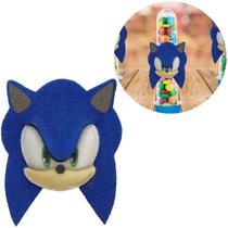 Aplique para Lembrancinha Sonic Hedgehog 3D 5 Unidades