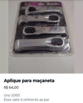 Aplique para maçaneta