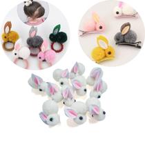 Aplique pompom pelúcia coelho 40mm para artesanatos decorações tiaras laços mochilas 10 unidades Aplique pompom pelúcia coelho 40mm para artesanatos decorações tiaras laços mochilas 10 unidades