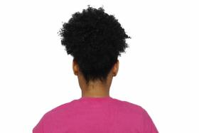 Aplique Puff Black Coque Afro Castanho Escuro 2 Fibra Aplique Puff Black Coque Afro Castanho Escuro 2 Fibra