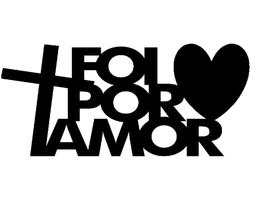 Aplique Quadro Decorativo Frase FOI POR AMOR Mdf c/ fita dupla face Aplique Quadro Decorativo Frase FOI POR AMOR Mdf c/ fita dupla face