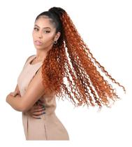 Aplique Rabo De Cavalo Bio Fibra Cacheado Doris Ruiva Aplique Rabo De Cavalo Bio Fibra Cacheado Doris Ruiva