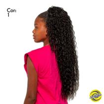 Aplique Rabo De Cavalo Cacheado Bio Proteína Carol 70cm Ser Mulher