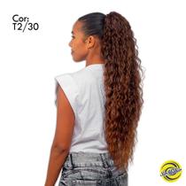 Aplique Rabo De Cavalo Cacheado Bio Proteína Carol 70cm Ser Mulher
