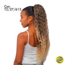 Aplique Rabo De Cavalo Cacheado Bio Proteína Carol 70cm Ser Mulher