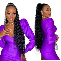 Aplique Rabo De Cavalo Cacheado Bio Vegetal 80cm Lindissimo Aplique Rabo De Cavalo Cacheado Bio Vegetal 80cm Lindissimo