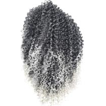 Aplique Rabo De Cavalo Cacheado Curto 45cm Fibra Orgânica