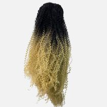 Aplique Rabo de Cavalo Fibra Cacheado Meio a Meio 60cm Aplique Rabo de Cavalo Fibra Cacheado Meio a Meio 60cm