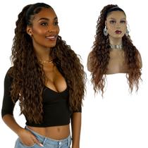 Aplique Rabo de Cavalo Jacy Ser Mulher Bio Vegetal Fibra Futura Orgânica Volumoso 70cm 146 Gramas