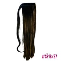 Aplique Rabo de Cavalo Liso Com Tira Autocolante 60cm Aplique Rabo de Cavalo Liso Com Tira Autocolante 60cm