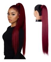 Aplique Rabo De Cavalo Na Fita Fibra O 23 Marsala 118 Liso Aplique Rabo De Cavalo Na Fita Fibra O 23 Marsala 118 Liso