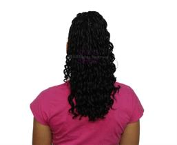 Aplique Rabo De Cavalo Piranha Afro Preto Fibra Futura 45 Cm Aplique Rabo De Cavalo Piranha Afro Preto Fibra Futura 45 Cm