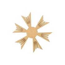 Aplique Resplendor 6cm Mdf Madeira Laser Aplique Resplendor 6cm Mdf Madeira Laser