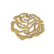 Aplique Rosa 5x4 Mdf Madeira Laser Aplique Rosa 5x4 Mdf Madeira Laser