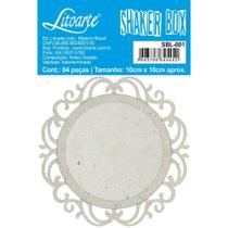 Aplique Shaker Box - Espelho com Moldura - SBL-001 - Litoarte