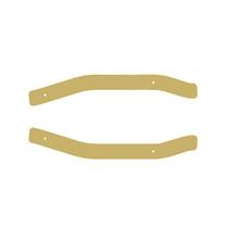 Aplique Soleira Para Scania G/R S4/S5 2010 2011 Dourada Par