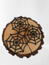 Aplique teia de aranha em e.v.a - 10 unidades