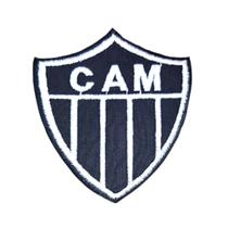 Aplique termocolante atlético mineiro 7 cm unidade Aplique termocolante atlético mineiro 7 cm unidade