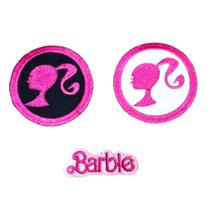 Aplique termocolante barbie 6 cm unidade Aplique termocolante barbie 6 cm unidade