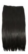 Aplique Tic Tac Cabelo Humano Liso Natural 100grs 55cm 1tela