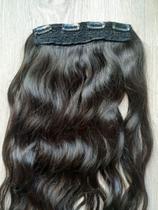 aplique tic tac cabelo humano liso ondulado 60cm aplique tic tac cabelo humano liso ondulado 60cm