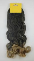 Aplique Tic Tac Cabelo Orgânico Ondulado Preto Ombre Mel Aplique Tic Tac Cabelo Orgânico Ondulado Preto Ombre Mel
