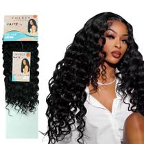 Aplique Tic-tac Cacheado 60cm Fibra Orgânica Premium