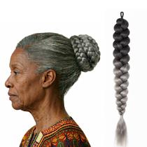 Aplique Trança Afro Jumbo Sintético Natural Fácil Usar Aplique Trança Afro Jumbo Sintético Natural Fácil Usar
