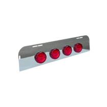 Aplique Túnel Traseiro Cabine Volvo New com Furação e 4 Lanternas 125mm Rubi Aplique Túnel Traseiro Cabine Volvo New com Furação e 4 Lanternas 125mm Rubi