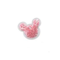 Aplique Urso Incolor Rosa - 5cm - 2 Un - Artegift - Rizzo