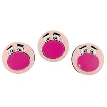 Aplique Vergonha Divertidamente 35mm 3pçs Redondo Arte Biju Aplique Vergonha Divertidamente 35mm 3pçs Redondo Arte Biju