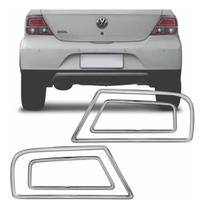 Apliques Cromados - Moldura Lanterna Traseira Gol G5 09 A 12