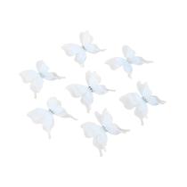 Apliques De Borboleta Em Organza Chiffon Com Cores Gradientes Translúcidas Para Decoração DIY E