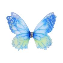 Apliques De Borboleta Em Tecido Organza Com Cores Em Degradê, 50 Peças, 5cm, Patch De Malha DIY Para