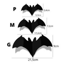 Apliques Decorativo Halloween - Morcegos - 6 unid. - Cromus - Cromus Embalagens