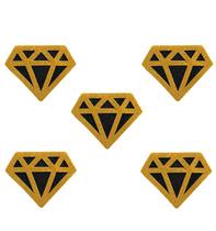 Apliques em EVA 3D Diamante Brilhante Funk KondiZilla 5 un Apliques em EVA 3D Diamante Brilhante Funk KondiZilla 5 un