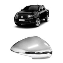 Apliques para capa Retrovisor Tuning Fiat Argo Cronos 2018 2019 2020 2021 2022 2023 2024 Nova Strada 20 21 22 23 24 Com Pisca