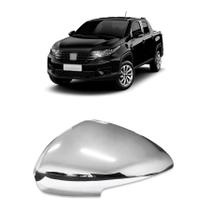 Apliques para capa Retrovisor Tuning Fiat Argo Cronos 2018 2019 2020 2021 2022 2023 2024 Nova Strada 20 21 22 23 24 Com Pisca