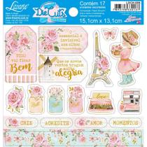 Apliques Recortados em Papel Die Cuts - Monde Rose - LDCH-006 Apliques Recortados em Papel Die Cuts - Monde Rose - LDCH-006