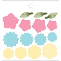 Apliques Scrap Embelezadores Natal 15,1x13,1cm Sde-090 Flores do Campo Litoarte