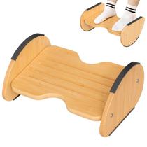 Apoia-pés Amazer Bamboo 2 em 1 com balanço ajustável Apoia-pés Amazer Bamboo 2 em 1 com balanço ajustável