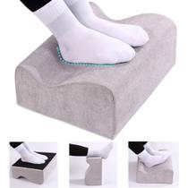 Apoia-pés Ergonômico COMFelicify em Espuma de Memória para Uso Sob a Mesa