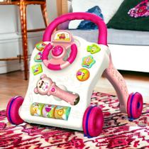 Apoiador Infantil Didatico Rosa Zoop Toys