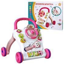 Apoiador Infantil Rosa com Atividades Zoop Toys