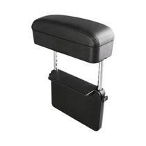 Apoio De Braço Ajustável Em Couro PU Para Carro Com Organizador De Armazenamento E Suporte Para Apoio De Braço Ajustável Em Couro PU Para Carro Com Organizador De Armazenamento E Suporte Para