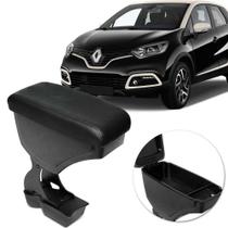 Apoio de Braço Captur 2017 até 2018 Rebatível com Porta objetos em Material Ecológico Preto Apoio de Braço Captur 2017 até 2018 Rebatível com Porta objetos em Material Ecológico Preto