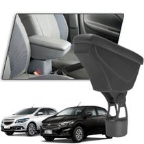 Apoio De Braco Central Em Couro Preto Artefactum Onix 2013 Diante 1753p