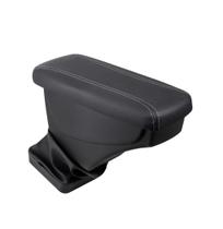 Apoio De Braço Chery Tiggo 2 Couro Grafite Costura Cinza