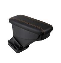 Apoio De Braço Chery Tiggo 2 Couro Preto Costura Laranja Apoio De Braço Chery Tiggo 2 Couro Preto Costura Laranja